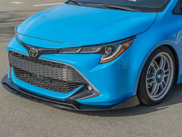 2019-UP TOYOTA COROLLA HATCHBACK | JDM PERFORMANCE PACKAGE FRONT SPLITTER LIP GROUND EFFECTS