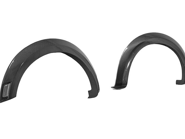 2021-UP F-150 RAPTOR | FACTORY STYLE CARBON FIBER SIDE FENDER FLARES REPLACEMENT (FRONT AND / OR REAR)