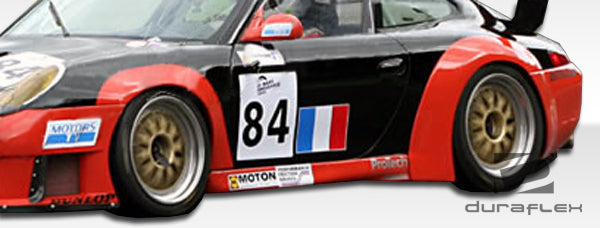 1999-2001 Porsche 911 Carrera 996 C2 C4 Duraflex GT3-R Look Wide Body Side Skirts Rocker Panels - 2 Piece
