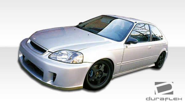1999-2000 Honda Civic Duraflex Winner Front Bumper Cover - 1 Piece