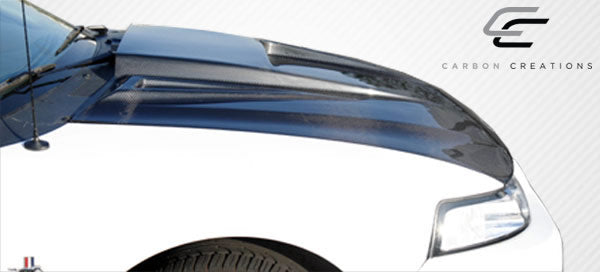 1999-2004 Ford Mustang Carbon Creations Spyder 3 Hood - 1 Piece