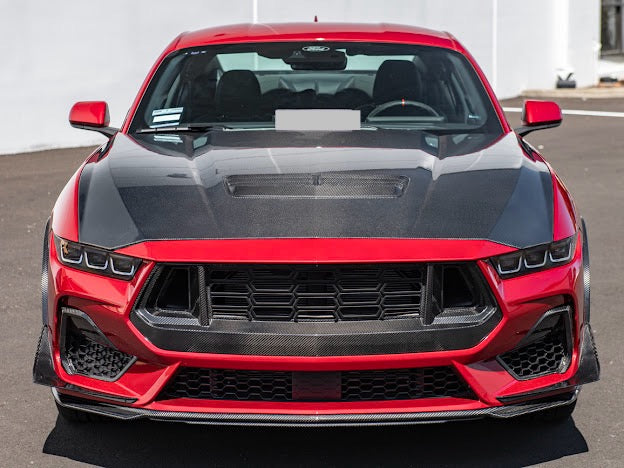 2024-Up Mustang GT S650 | CARBON FIBER Front Side Grille Insert Replacement Pair