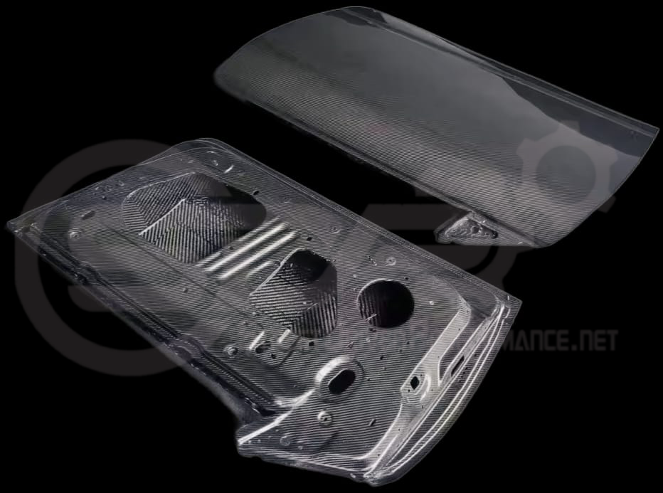 2011-2015 Cadillac CTS & CTS-V, V2 Coupe | Dry Carbon Fiber Driver and Passenger Doors Replacement (Left & Right) Pair