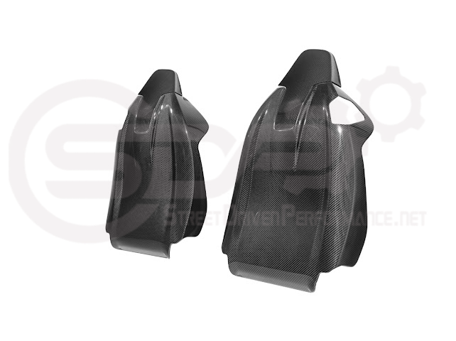 2021+ BMW G87 G80 G82/G83 M2 M3 M4 | DRY CARBON FIBER TAPE-ON FULL SEAT BACK HEADREST COVER PAIR