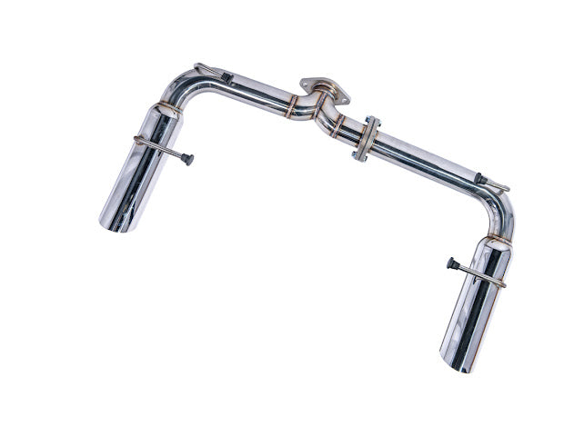 2022-PRESENT TOYOTA GR86 & SUBARU BRZ | MUFFLER DELETE BURNT TIP AXLE BACK EXHAUST (CHROME OR BURNT BLUE TIPS)