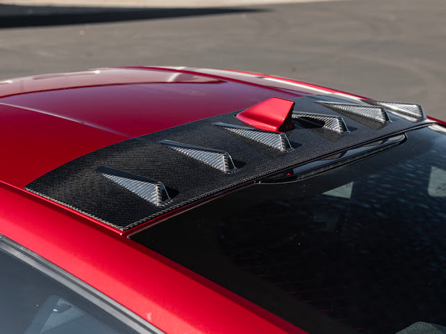 2024+ FORD MUSTANG S650 COUPE |   CARBON FIBER REAR ROOF WING SPOILER
