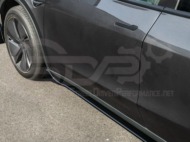 2025-UP TESLA MODEL Y | SDP TRACK STYLE SIDE SKIRTS ROCKER PANEL GROUND EFFECTS PAIR