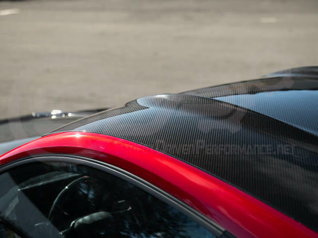 2015-Up Ford Mustang S550 & S650 Coupe | Factory Style Dry CARBON FIBER Tape-On Top Roof Panel Cover
