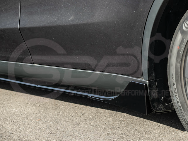 2025-UP TESLA MODEL Y | SDP TRACK STYLE SIDE SKIRTS ROCKER PANEL GROUND EFFECTS PAIR