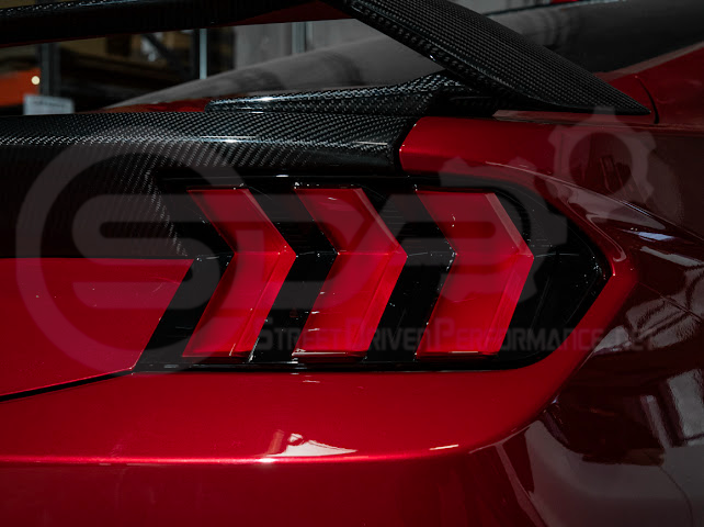 2024-Up Ford Mustang S650 | EURO Style Sequential Signal LED Clear Lenses Rear Taillights Pair