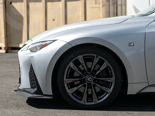 2021-UP LEXUS IS300, IS350, IS500 | JDM NOVEL STYLE CARBON FIBER FRONT BUMPER LIP SPLITTER GROUND EFFECTS