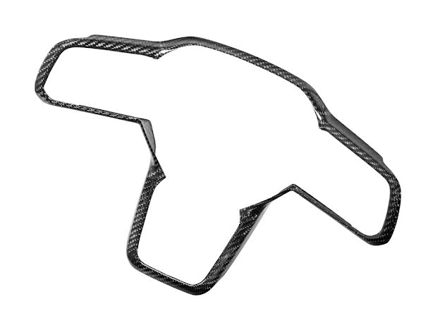 2024-Up Ford Mustang S650 | CARBON FIBER Stick-On Steering Wheel Interior Trim Cover