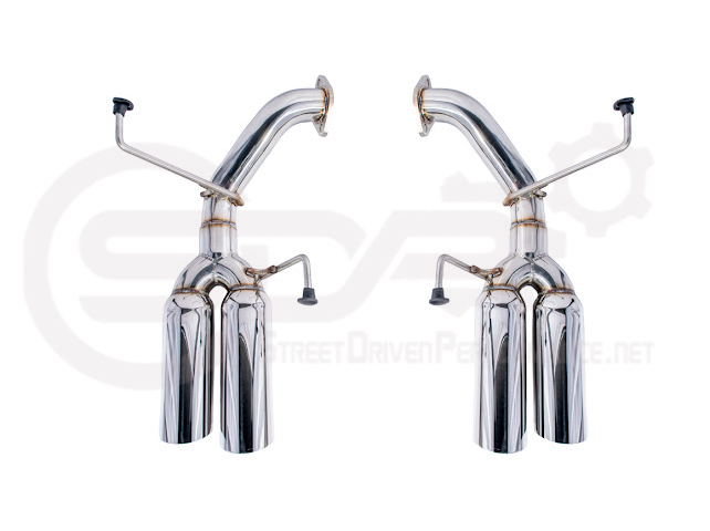 2022-PRESENT SUBARU WRX | MUFFLER DELETE BOSO AXLE BACK EXHAUST (CHROME OR BURNT BLUE TIPS)