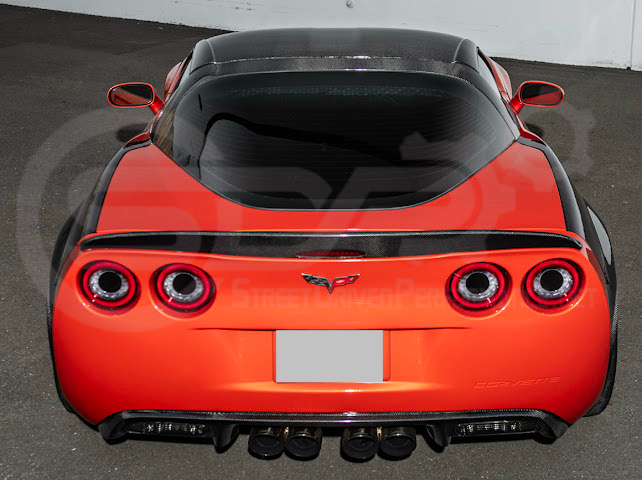 2005-2013 C6 Corvette - Carbon Fiber B-Pillar / Halo Cover