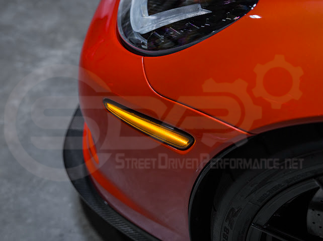 2005-2013 Chevrolet Corvette C6 | Amber Light LED Side Fender Markers Pair (Front and / or Rear) {Clear, Amber, Red, or Smoke Lenses}