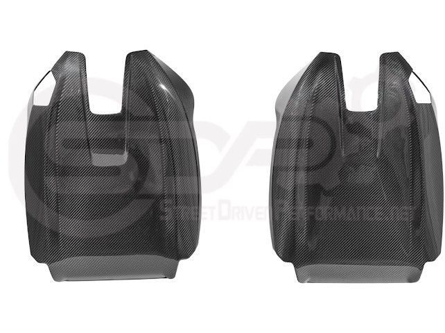 2021+ BMW G87 G80 G82/G83 M2 M3 M4 | DRY CARBON FIBER TAPE-ON FULL SEAT BACK HEADREST COVER PAIR
