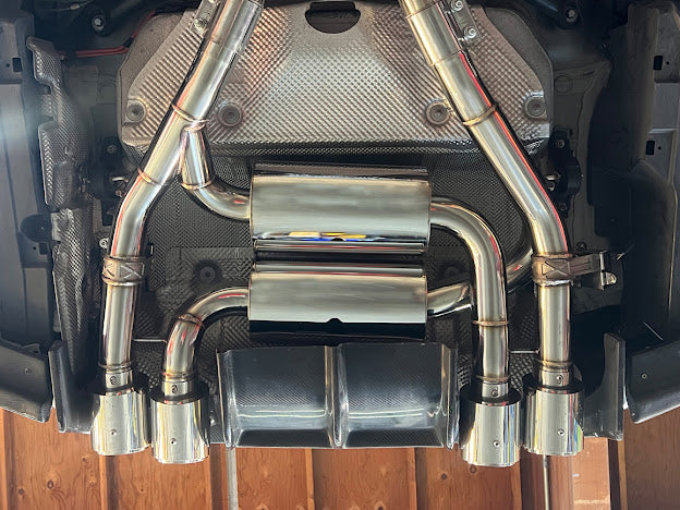 2015-2020 BMW F80 M3 F82 / F83 M4 | 2.5" PIPING W/ 3.5 " QUAD TIPS AXLE BACK EXHAUST