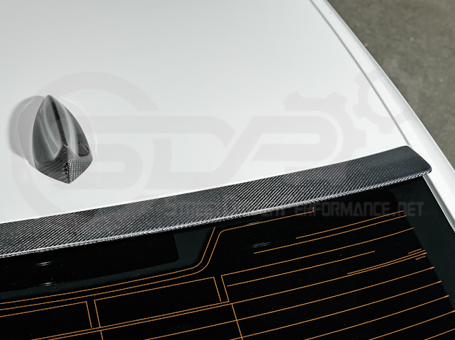 2020-Up Cadillac CT4 / CT4-V / CT4-V Blackwing | SDP Performance Style Carbon Fiber Rear Roof Top Window Spoiler Wing
