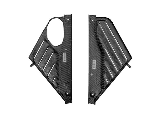 2023-Up Corvette C8 Z06 Coupe | RED CARBON FIBER Engine & Bay Panel Cover