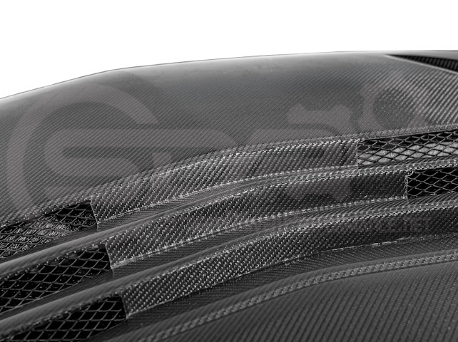 2020-Up Cadillac CT5 / CT5-V / CT5-V Blackwing | “CTS-V, V3” Style CARBON FIBER Front Vented Hood