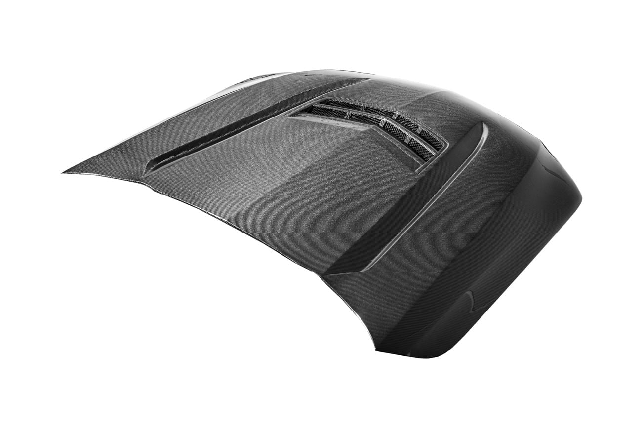 2020+ Cadillac CT4 / CT4-V / CT4-V Black Wing / CT4 SPORT | Blackwing Style Carbon Fiber Vented Front Hood
