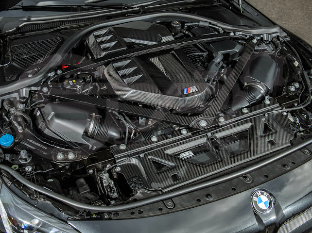 2021+ BMW G87 G80 G82 M2 M3 M4 | DRY CARBON FIBER WATER TANK RADIATING PLATE COVER TRIM