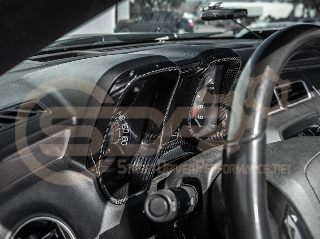 2010-2015 CHEVROLET CAMARO CARBON FIBER DASHBOARD GAUGE CLUSTER TRIM COVER