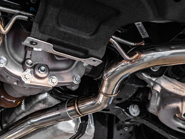 2024-Up Ford Mustang GT 5.0L | T-304 Straight Through Cat Back Dual Tips Exhaust