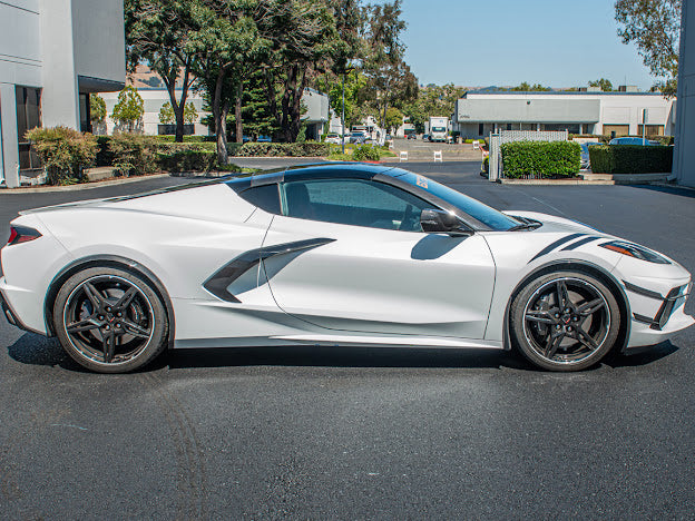2020+ CORVETTE C8 CARBON FIBER SIDE CANARDS DIVE PLANE (PAIR)