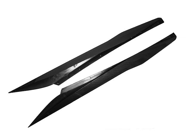 2020+ CHEVROLET CORVETTE C8 STINGRAY | Z06 PACKAGE SIDE SKIRTS ROCKER PANELS GROUND EFFECTS