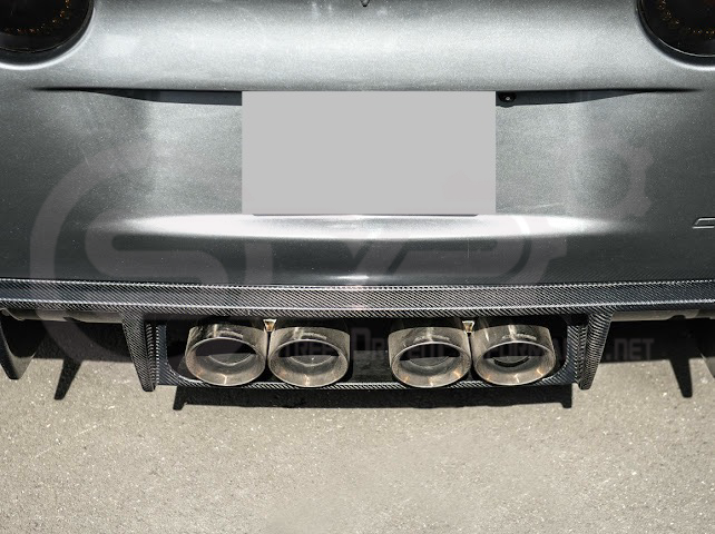 2005-2013 CORVETTE C6 | AGGRESSIVE STYLE REAR BUMPER DIFFUSER
