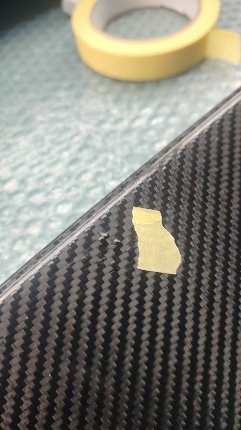 *IMPERFECTION / DISCOUNTED* 2005-2013 C6 Corvette - Extended ZR1 Style CARBON FIBER Rear Trunk Lid Spoiler Wing