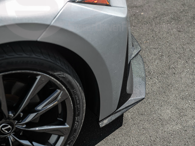 2021-UP LEXUS IS300, IS350, IS500 | JDM NOVEL STYLE CARBON FIBER FRONT BUMPER LIP SPLITTER GROUND EFFECTS