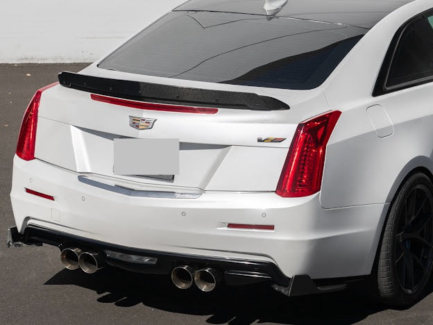 2016-2019 ATS-V COUPE  | Wickerbill Trunk Spoiler Wing Carbon Fiber