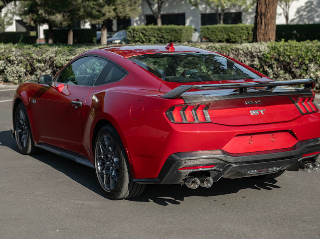 2024-Up Ford Mustang S650 | GT Style CARBON FIBER Rear Bumper Diffuser