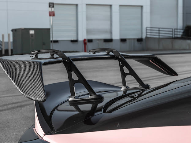 2022-Up Toyota GR86 & Subaru BRZ | Performance Swan Neck Style Carbon Fiber Rear High Wing Spoiler
