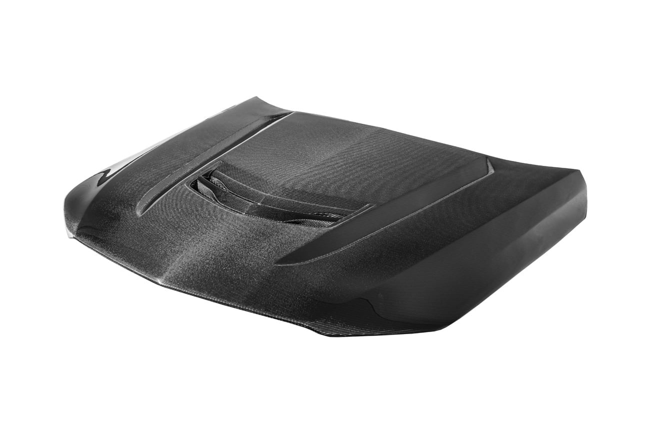 2020+ Cadillac CT4 / CT4-V / CT4-V Black Wing / CT4 SPORT | Blackwing Style Carbon Fiber Vented Front Hood