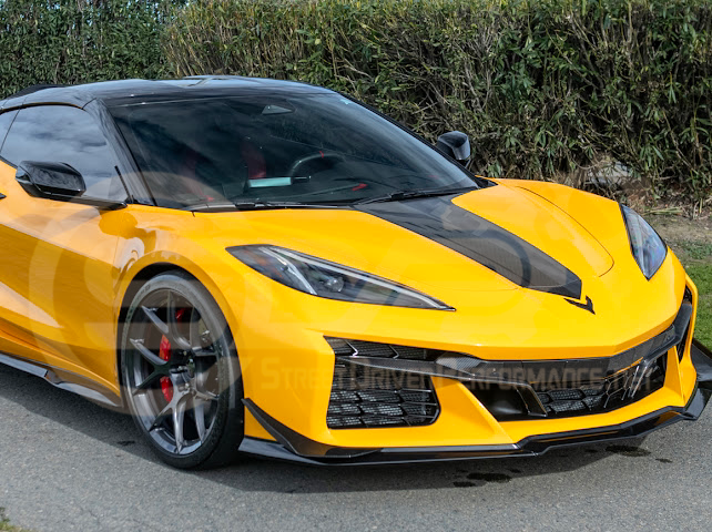 2020-UP CORVETTE C8 BRONZE ACCENT HOOD RACING STRIPE DECAL