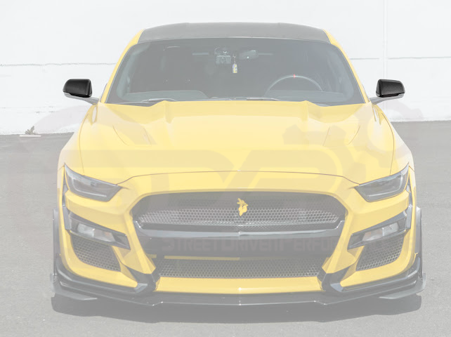 2015-2023 FORD MUSTANG W/ SIGNAL LIGHT | CARBON FIBER SIDE MIRROR CAP COVER PAIR