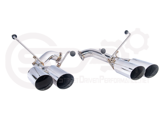 2022-PRESENT SUBARU WRX | MUFFLER DELETE BOSO AXLE BACK EXHAUST (CHROME OR BURNT BLUE TIPS)