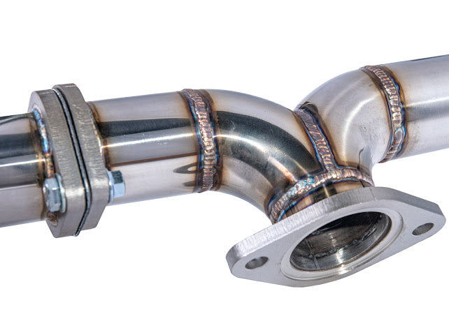 2022-PRESENT TOYOTA GR86 & SUBARU BRZ | MUFFLER DELETE BURNT TIP AXLE BACK EXHAUST (CHROME OR BURNT BLUE TIPS)