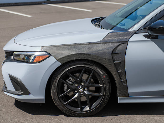 2022-UP HONDA CIVIC | JDM TYPE-R STYLE CARBON FIBER SIDE FENDERS