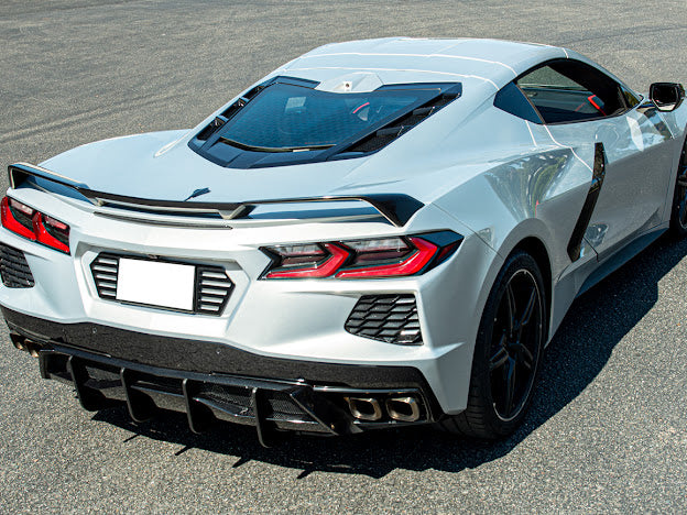 2020+ CORVETTE C8 Z51 REAR LOWER DIFFUSER FINS *ADD-ON*