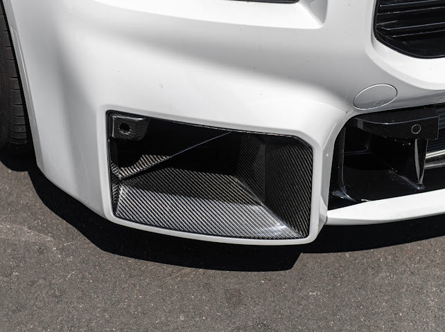 2023-Up BMW G87 M2 | M-Performance Style Carbon Fiber Front Side Duct Vents Replacement (Pair)