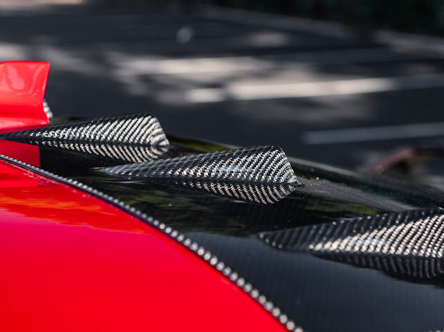 2024+ FORD MUSTANG S650 COUPE |   CARBON FIBER REAR ROOF WING SPOILER
