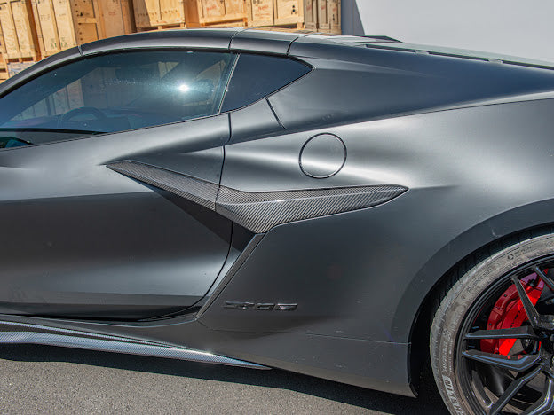 2023+ CORVETTE C8 E-RAY / Z06 | CARBON FIBER DOOR SCOOP