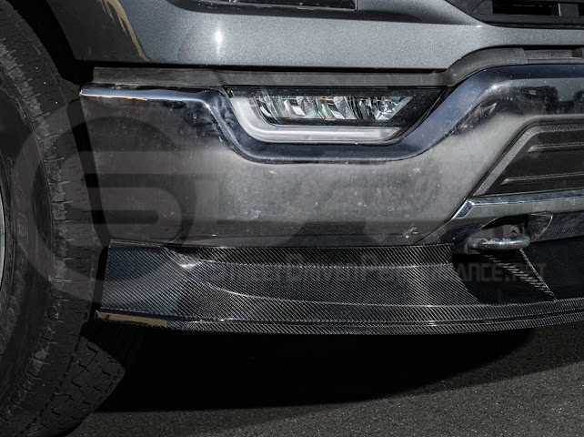 2021-Up Ford F-150 | SDP Performance CARBON FIBER 2Pcs Front Bumper Lip Splitter Ground Effects