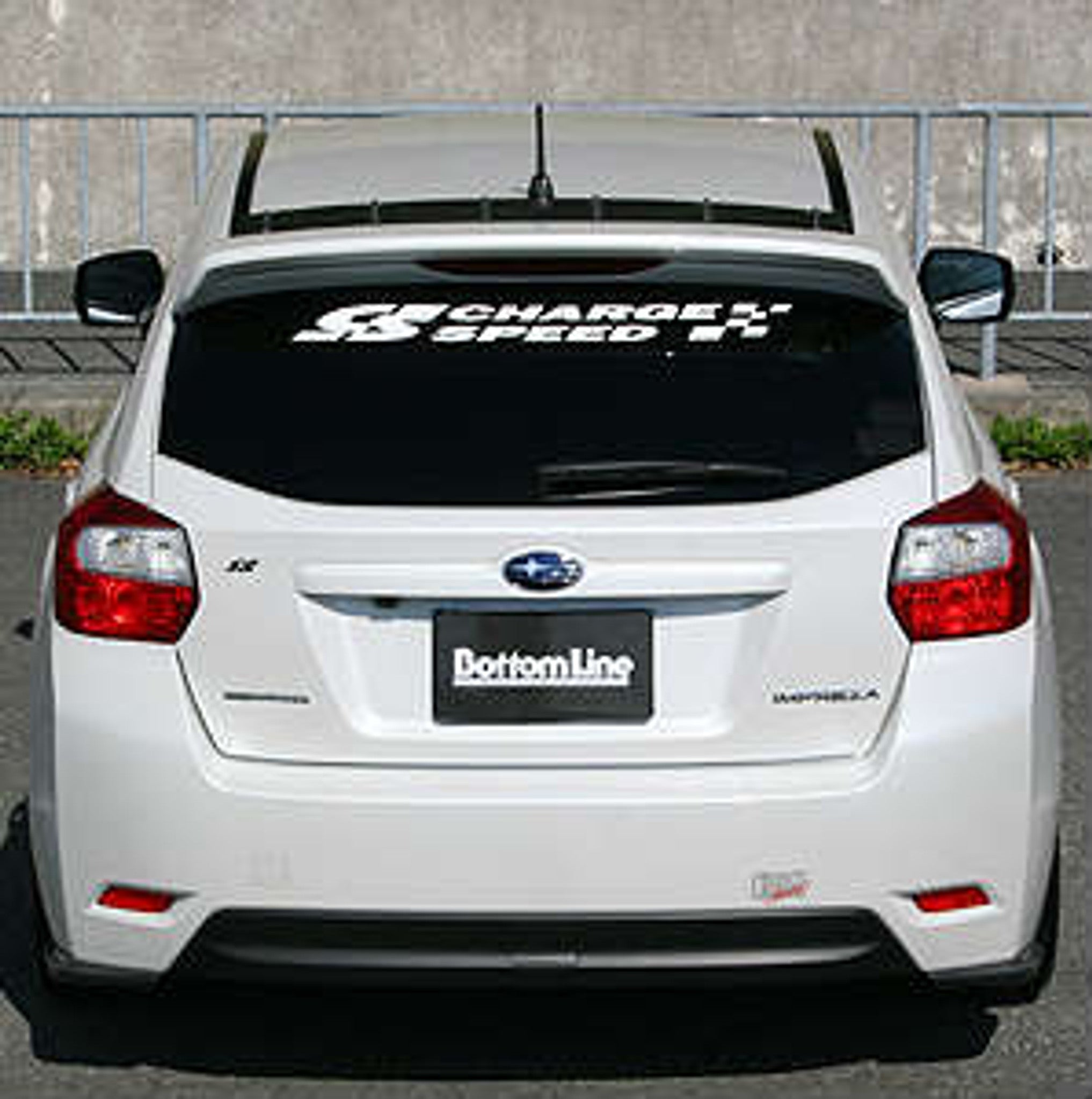 Charge Speed 2012-2015 Subaru Impreza GP 5Dr Hatchback Bottom Line Carbon Full Lip Kit - To be use for Vehicle with NO OEM Side Skirts Model