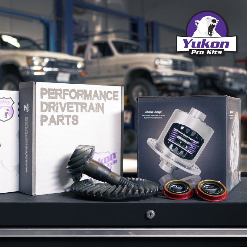 Yukon Gear 8.25in CHY 3.91 Rear Ring & Pinion Install Kit Positraction 1.618in ID Axle Bearings
