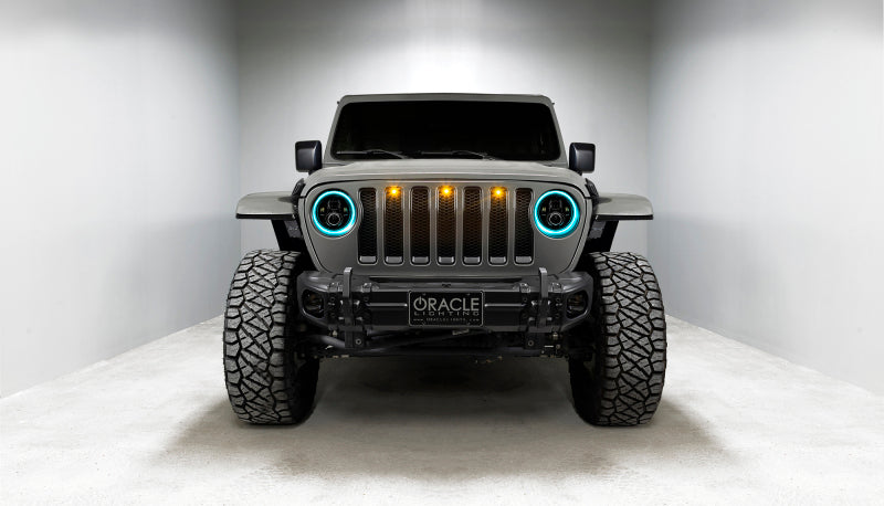 Oracle Jeep Wrangler JL/Gladiator JT 7in. High Powered LED Headlights (Pair) - Dynamic